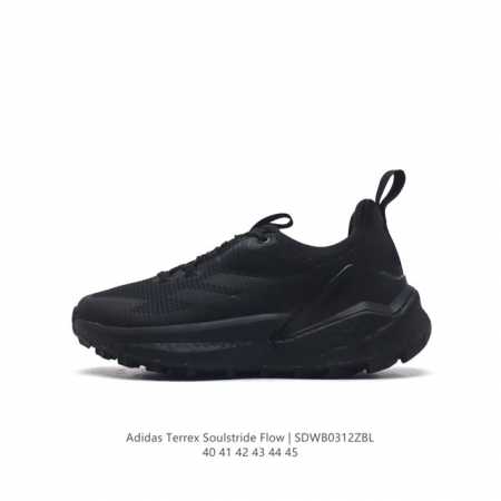 Adidas Terrex官方男鞋soulstride Flow跑步鞋户外运动鞋越野跑鞋。Soulstride Flow，它是terrex专为长距离越野推出的首 - 点击图像关闭
