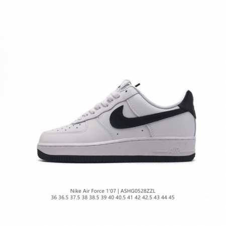 耐克 Nike Air Force 1 '07 Low 空军一号含气垫 低帮百搭厚底增高休闲运动板鞋。柔软、弹性十足的缓震性能和出色的中底设计，横跨复古与现代的 - 点击图像关闭