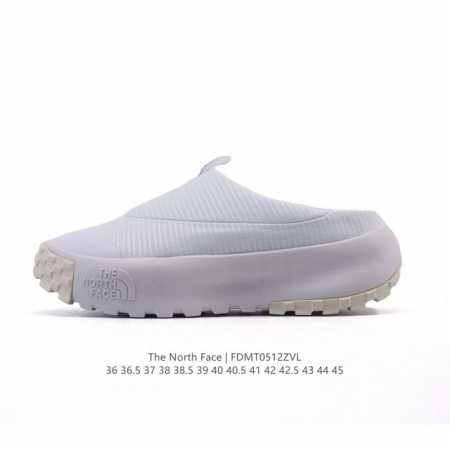 公司级 北面 北脸 The North Face 低帮休闲凉拖鞋 包头拖鞋 毛毛虫一脚蹬 休闲拖鞋 复古百搭厚底增高运动板鞋。居家室内外一脚蹬休闲面包鞋采用尼龙 - 点击图像关闭