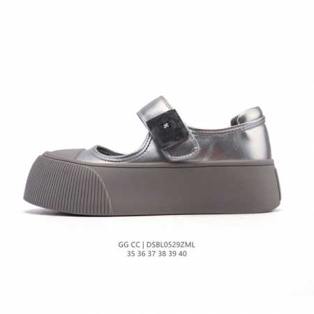 新品公司级 Gg-Cc 小皮鞋单鞋 公主鞋 厚底增高时间通勤百搭 玛丽珍鞋 苏茵茵风芭蕾玛丽珍平跟单鞋，这款Gg-Cc小皮鞋单鞋，简直是春夏通勤的神器！搭配建议 - 点击图像关闭