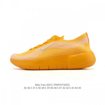 新品 耐克 Nike Free 2025 男女子跑步训练鞋 Hf1078-002 Free 2025 公路运动跑步鞋，采用 Flyknit 飞织材料，助你在运动