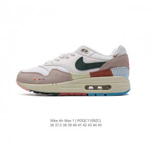 耐克 Nike Air Max 1 男女子气垫运动鞋 从法国建筑中汲取设计灵感，兼具运动风范和时尚格调，是此系列起初搭载 Air 的鞋款。疾速外观、经典缓震配置