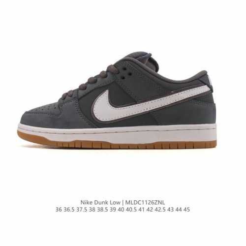 公司级 耐克 Nike Sb Dunk Low pro 男女同款运动鞋复古板鞋，尽情迈步，彰显个性风采。采用柔软皮革鞋面，经久耐穿，塑就如元年款 Dunk 般的