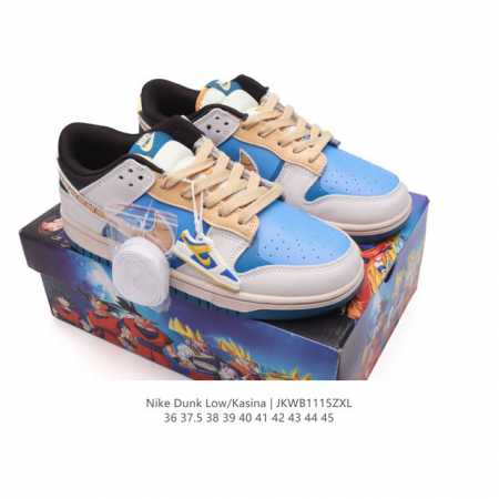 耐克 Dunk七龙珠 Sb系列高端定制 公司级 Nike Sb Dunk Low Kasina七龙珠 系列主人公“贝吉塔”联名配色 低帮休闲运动滑板板鞋 大厂纯 - 点击图像关闭