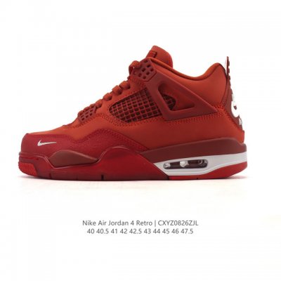 公司级 耐克 Nike Air Jordan 4 Retro Og迈克尔 乔丹Aj4代乔4 中帮复古休闲运动文化篮球鞋。秉承轻量化的速度型篮球鞋设计思想完成设计