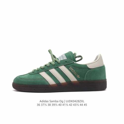 真标 阿迪达斯 德训鞋 Adidas Originals Samba Og Shoes 经典运动鞋小白鞋 T头鞋 男女鞋 彰显休闲摩登风情的时尚经典鞋。它诞生于