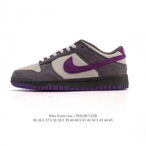 耐克 Nike Sb Dunk Low Pro 运动鞋复古板鞋 路易威登联名 潮滑板鞋。采用柔软皮革鞋面，经久耐穿，塑就如元年款 Dunk 般的复古质感。鞋头透