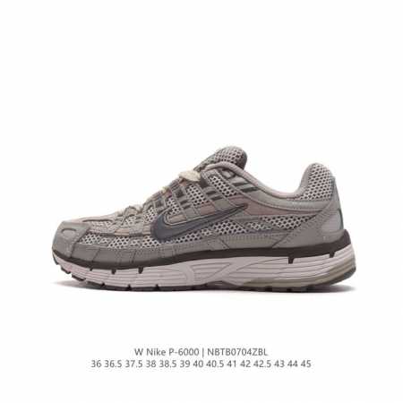 耐克 Nike 男女子休闲运动鞋p-6000Premium 轻便舒适透气防滑缓震耐磨跑步鞋。P-6000 是一款植根于 2000 年代风格的混合款式，让人想起去 - 点击图像关闭