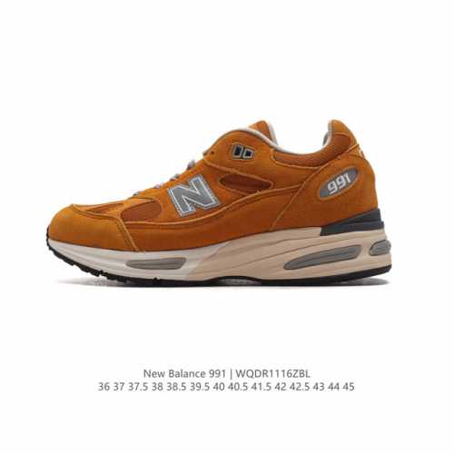 公司级 New Balance新百伦nb Made In Usa M991系列美产血统经典复古休闲运动百搭老爹跑步鞋 采用台产猪巴革及透气网眼材质。升级正确原装
