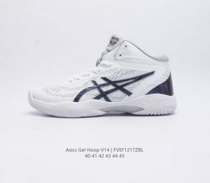 新款asics亚瑟士专业排球鞋东京gelhoop V14 Yy减震助弹防滑气排球鞋 高帮减震助弹 亚瑟士v14 男士运动鞋 Gelhoop V14是专业的排球鞋