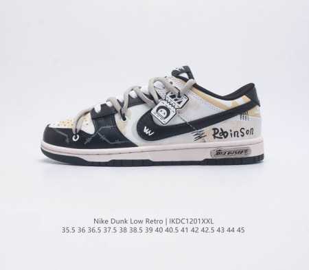 头层皮 耐克 Nike Dunk Low Retro 运动鞋复古解构绑带板鞋 作为 80 年代经典篮球鞋款 起初专为硬木球场打造 后来成为席卷街头的时尚标杆 现 - 点击图像关闭