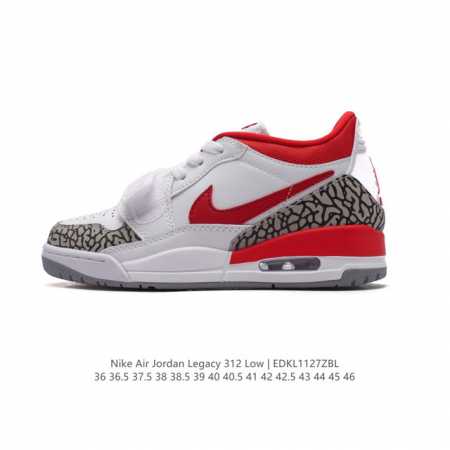 公司级 耐克 Aj 乔丹 Air Jordan Legacy 312 低帮运动鞋 Aj312 乔312百搭篮球鞋 酷炫混搭，谁人不爱？Air Jordan Le - 点击图像关闭