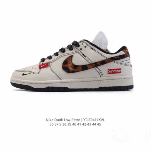 公司级 耐克 Nike Dunk Low Retro 运动鞋复古板鞋2025年新款，作为 80 年代经典篮球鞋款，起初专为硬木球场打造，后来成为席卷街头的时尚标