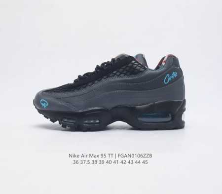 Nike 耐克 Air Max 95 潮流百搭 气垫缓震慢跑鞋 休闲防滑运动鞋 Nike耐克男鞋跑步鞋经典透气舒适运动鞋休闲鞋 为了迎接今年的世界地球日 Nik - 点击图像关闭