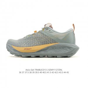 新品公司级 Asics 亚瑟士 越野跑步鞋男女老爹鞋 抓地耐磨缓震运动鞋透气慢跑鞋 Asics Gel Trabuco 13：稳定与舒适的高山越野跑鞋高山”系列