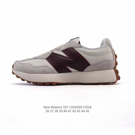 真标 Nb 新百伦 New Balance 327系列复古休闲运动慢跑鞋时尚男女运动鞋 以更纯粹的复古风格设计打造的全新造型 侧身还以解构设计，将 N 字标志以 - 点击图像关闭