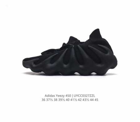 阿迪达斯 Adidas Yeezy 450 侃爷椰子 贾斯丁比伯同款 编织袜套鞋 该系列搭配夸张的锯齿中底设计 独特的上翻结构十分符合各路球鞋玩家给他的爱称 中 - 点击图像关闭