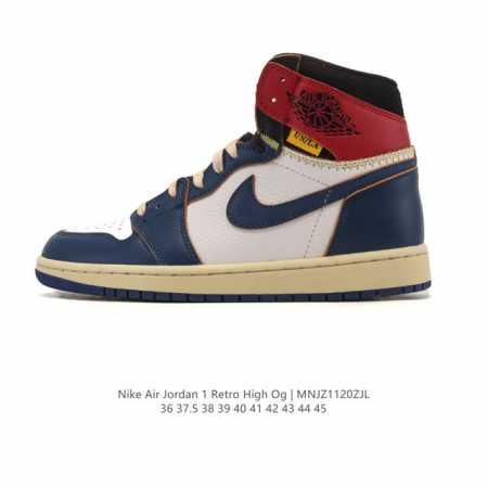 公司级 耐克 男女款运动板鞋 Nike Air Jordan 1 Retro High Og 乔丹一代Aj1 乔1 Aj1 篮球鞋复刻运动鞋。皮面高帮板鞋的设计 - 点击图像关闭