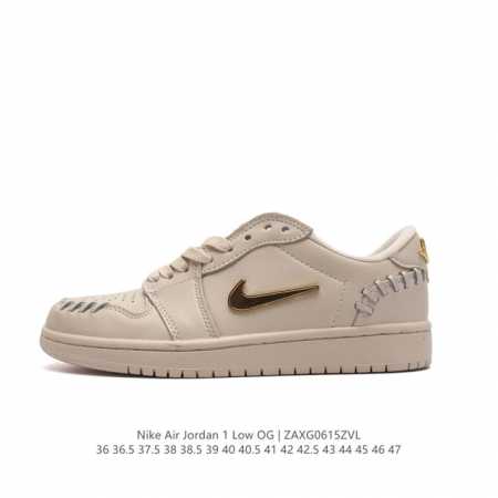 耐克 乔丹air Jordan 1 Low Aj1 乔1 乔丹1代aj1 低帮复古文化休闲运动篮球鞋。该鞋款从 1985 年元年款汲取设计灵感，焕新演绎简约经典 - 点击图像关闭