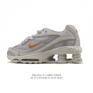 耐克 Nike Shox Tl 男女子运动鞋厚底增高老爹鞋，令机械力学缓震性能跃升新层次。采用透气网眼鞋面和全掌型 Nike Shox 技术，革新演绎经典 20