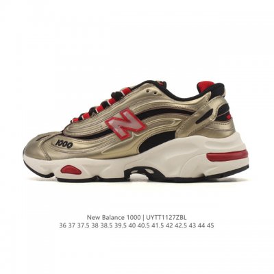 新百伦 Newbalance1000系列回归 Ald X 新百伦 老爹鞋，新联名厚底增高百搭运动跑鞋曝光了！作为Nb最高端的鞋型,诞生于1999年,一度成为当年