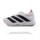 210 【公司级】阿迪达斯 Adidas Adizero Adios Pro 4 舒适防滑耐磨 低帮 休闲跑步鞋 男女款厚度增高老爹鞋 金属银 2025年，Ad