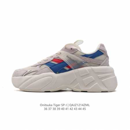 公司级 亚瑟士onitsuka Tiger鬼塚虎sp-I 经典复古舒适轻便运动休闲跑步鞋 厚底增高鞋 真标 带半码 选用优质皮革加透气织物网面料，舒适度和质感都 - 点击图像关闭