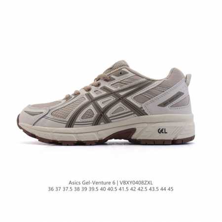 Asics 亚瑟士 Gel-Venture 6 系列城市休闲运动跑步鞋时尚复古男女鞋 老爹鞋，Gel- Venture6跑鞋是越野跑者的多功能选择。专为喜欢户外 - 点击图像关闭
