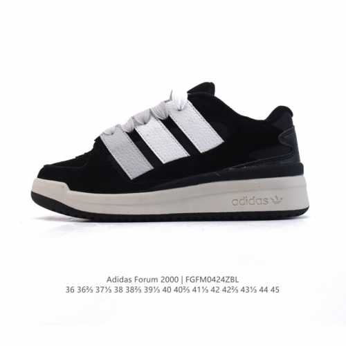新品 阿迪达斯 Adidas Originals Forum 0 舒适百搭 防滑耐磨 低帮 板鞋 男女同款 三叶草Forum 0 三叶草新款运动板鞋！ 谁能拒绝