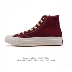 converse 高帮男女士运动鞋 匡威全明星复古 休闲百搭板鞋 经典透气帆布面慢跑鞋 这个系列是匡威最古老的系列了 是匡威品牌公司1908年成立以来就有的了