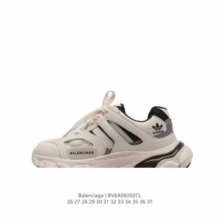 童鞋 Balenciaga 巴黎世家 儿童运动鞋 老爹鞋 原版一致配件防尘袋及附送高弹鞋带，全部采用原档案原楦数据开发，1:1比例克重，原装全掌升级乳胶鞋垫设计 - 点击图像关闭