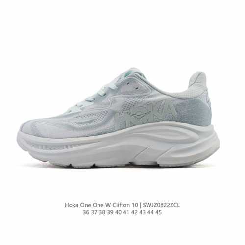 新款 Hoka One One 推出升级 Clifton 10 克利夫顿10代 男女士休闲跑步鞋轻量缓震运动鞋。Hoka One One的Clifton克利夫顿