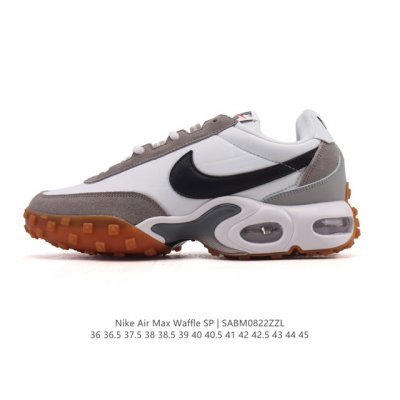耐克 Nike Air Max Waffle Sp Action Green 休闲跑步鞋 气垫缓震运动鞋华夫饼Sp发售！这款鞋款融合了Air Max Plus的