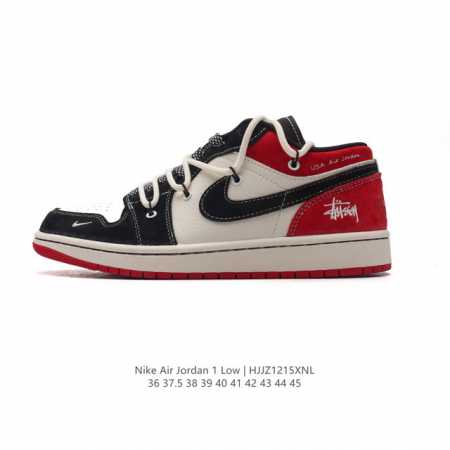 公司级 耐克 乔丹air Jordan 1 Low Aj1 乔1 乔丹1代aj1 解构绑带 双鞋带 低帮复古文化休闲运动篮球鞋。该鞋款从 1985 年元年款汲取 - 点击图像关闭