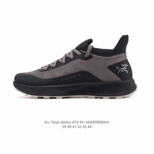 公司级 始祖鸟 Arc’Teryx Aerios Gxt登山靴 防水加强版男士系列加强版户外防水帮登山鞋徒步鞋 轻量支撑长距离越野跑鞋 轻便透气户外运动鞋 耐磨