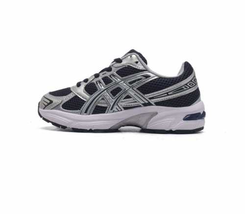 Asics 亚瑟士 新款情侣健步减震复古鞋gel-1 男女时尚透气运动潮流耐磨休闲鞋 选用网眼与皮革相接 复古而富有层次感 网布搭配银色金属感线条 虎爪 Log