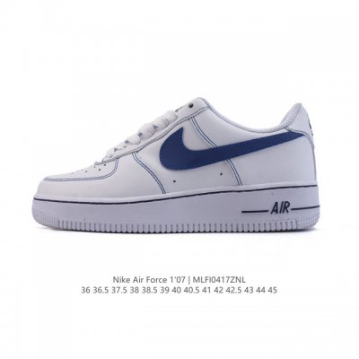 公司级 Af1耐克 Nike Air Force 7 Low 空军一号 小白鞋 厚底增高百搭运动板鞋 原楦头原纸板 打造纯正空军版型，专注外贸渠道 全掌内置蜂窝