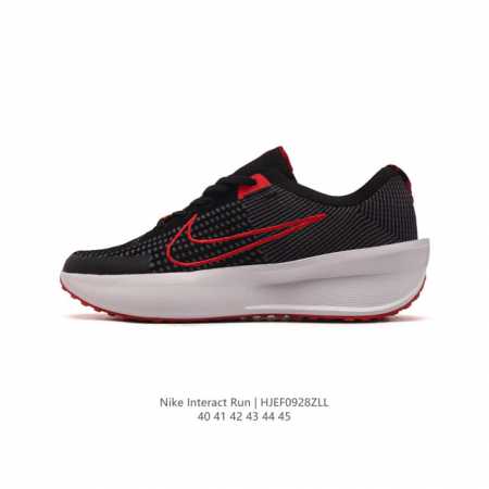 真标耐克 Nike Interact Run 马拉松 轻量休闲运动慢跑鞋 厚底增高老爹鞋 男女士运动鞋。兼顾了柔软、回弹、轻质、耐久四大特性。鞋子软弹轻质且贴合 - 点击图像关闭