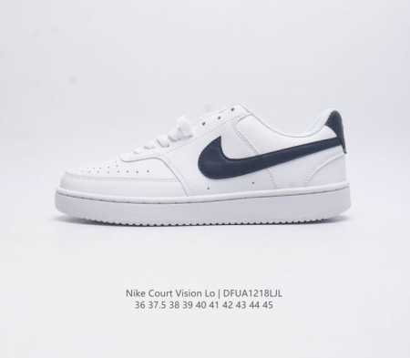 耐克 Nike Court Vision Lo校园风低帮复古篮球板鞋男女运动鞋 延续80年代复古篮球鞋 添加学院风细节 皮革组合鞋面 利落风格 重现复古篮球风范 - 点击图像关闭