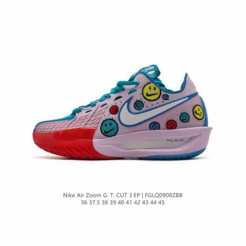 耐克 Nike 男女鞋 23新款运动鞋 Air Zoom Gt Cut 3代 低帮减震运动鞋实战训练篮球鞋，新一代实战神鞋，耐克的全新力作，Zoomx科技带来的