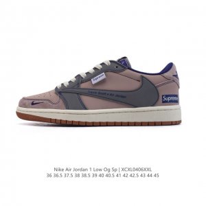 公司级 真标 耐克 Nike Air Jordan 1 Low Og Sp Military Blue Aj1乔1倒勾 2025年新款 路易威登联名 低帮篮球鞋