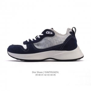 dior 迪奥 高奢品牌 彰显高级气质 Dior 运动鞋低帮系列复古休闲鞋时尚慢跑鞋厚底老爹鞋圆头系带 运动跑鞋 生活休闲鞋 男女同款 时髦单品 时尚百搭 复古