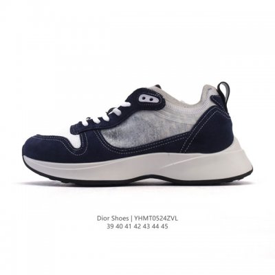 dior 迪奥 高奢品牌 彰显高级气质 Dior 运动鞋低帮系列复古休闲鞋时尚慢跑鞋厚底老爹鞋圆头系带 运动跑鞋 生活休闲鞋 男女同款 时髦单品 时尚百搭 复古