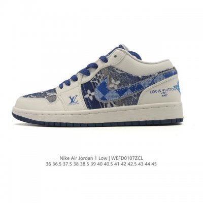 耐克 Nike Dunk Low Retro 运动鞋复古板鞋 路易威登联名，作为 80 年代经典篮球鞋款，起初专为硬木球场打造，后来成为席卷街头的时尚标杆，现以