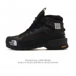 新品公司级 北面 The North Face 男女式防水徒步鞋轻便舒适防滑高帮登山鞋 Smoky Brown × Smoky Brow 北面高帮运动鞋雪松梅萨