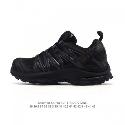 新品公司级 Salomon萨洛蒙 Xa Pro 3D 户外运动 网布减震防滑透气 低帮跑步鞋 男女同款 沙场灰#萨洛蒙Xapro3D 大面积的织物材质让质感超级