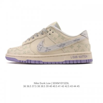 真标 耐克 Nike Sb Dunk Low Pro 男女同款运动鞋复古板鞋。采用柔软皮革鞋面，经久耐穿，塑就如元年款 Dunk 般的复古质感。鞋头透气孔，搭配