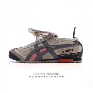 公司级 真标 Asics 亚瑟士 男女鞋 配足弓鞋垫 日产经典老牌-鬼塚虎 Onitsuka Tiger Mexico 66经典墨西哥系列复古经典百搭板鞋休闲运