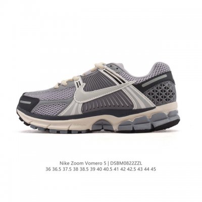 Nike 耐克夏季 Zoom Vomero 5 运动鞋休闲训练跑步鞋。Nike Zoom Vomero 5 男女子运动鞋妥帖包覆足部，提供透气支撑效果。耐穿材料