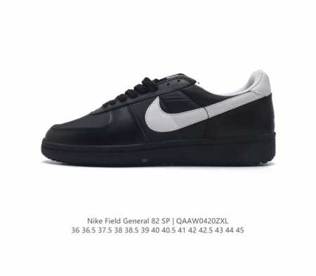 耐克烽火nike Field General 82 S 低帮复古篮球鞋 这款专为烤架战士设计的运动鞋采用 1982 年经典的白 红 黑配色，采用皮革和弹道尼龙鞋 - 点击图像关闭